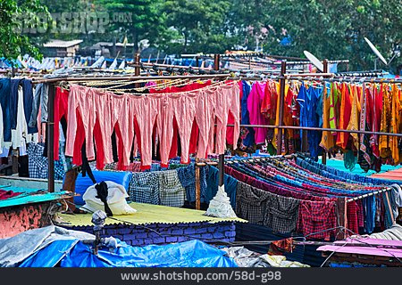 
                Wäsche Waschen, Dhobi Ghat                   