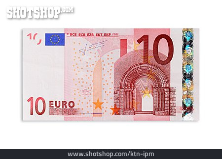 
                Geldschein, 10 Euro                   
