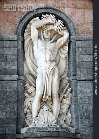 
                Statue, Mythologie, Zeus                   