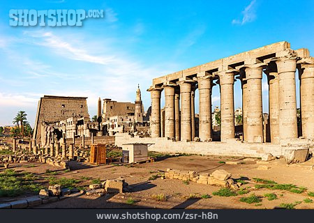 
                Archäologie, ägypten, Luxor-tempel                   
