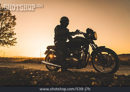 
                Motorradfahrer, Motorradtour                   