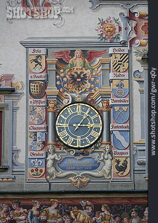 
                Uhr, Altes Rathaus, Lindau                   