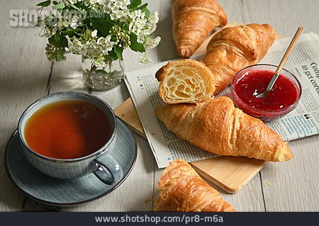 
                Tee, Croissant, Frühstück                   