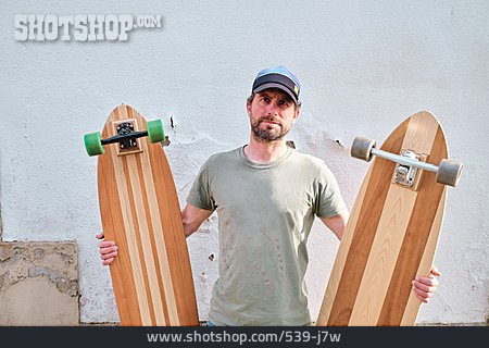 
                Longboard, Manufaktur, Handgefertigt, Skateboardbauer                   