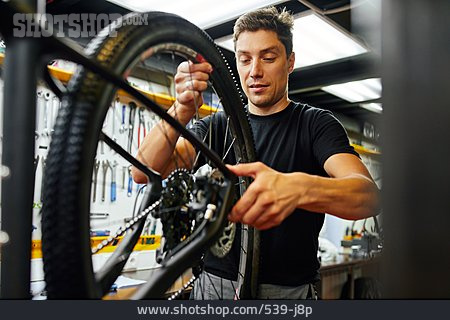 
                Reparatur, Wartung, Fahrradmechaniker                   