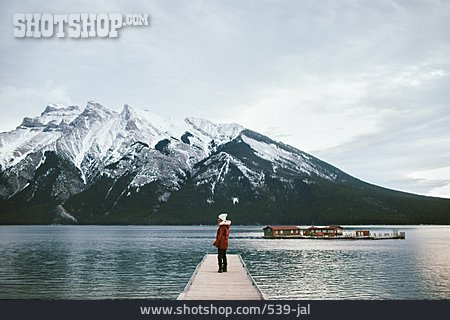 
                Ausflugsziel, Banff-nationalpark, Lake Minnewanka                   