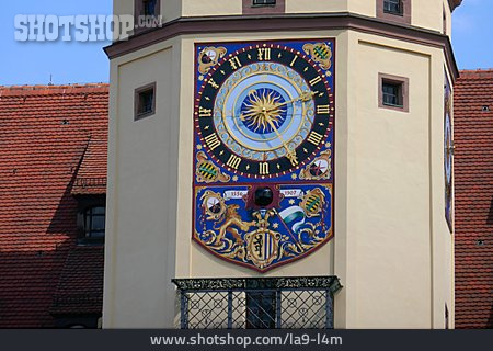 
                Leipzig, Altes Rathaus, Astronomische Uhr                   