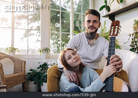 
                Couple, Leisure, Home, Together                   