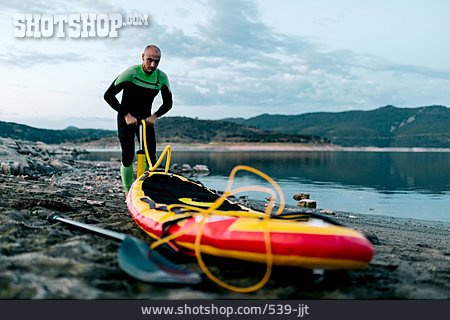 
                Aufpumpen, Stand Up Paddeln, Paddleboard                   