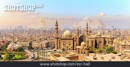 
                Pyramiden, Sphinx, Kairo, Sultan-hasan-moschee                   