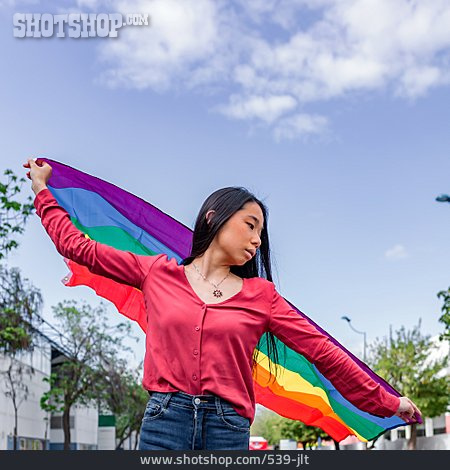 
                Demonstration, Homosexuell, Regenbogenfahne, Lgbt                   