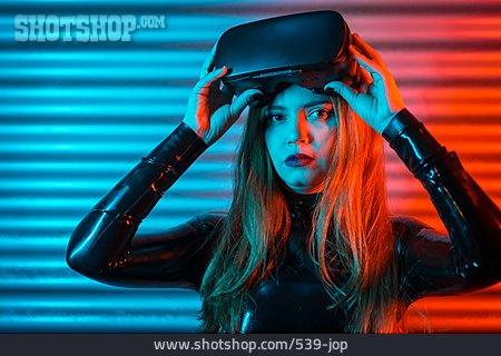 
                Virtuelle Realität, Videospiel, Simulation, 3d-brille                   