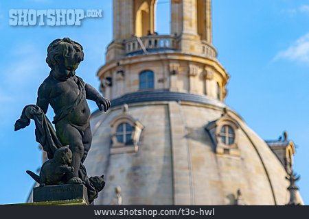
                Frauenkirche, Barock, Engelskulptur                   