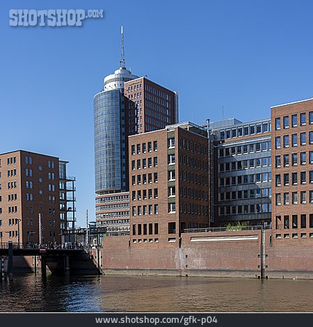 
                Hamburg, Sandtorhafen, Columbus Haus                   