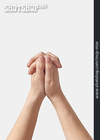 
                Hand, Gefaltet, Beten                   