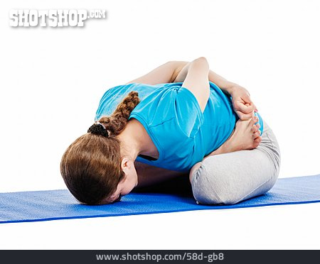 
                Yoga, Asana, Vorwärtsbeuge, Baddha Padmasana                   