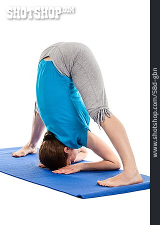 
                Yoga, Dehnen, Prasarita Padottanasana                   