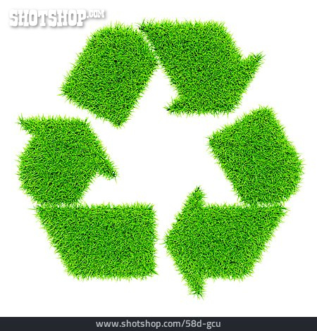 
                Recycling, Kreislauf, Recyclingsymbol                   