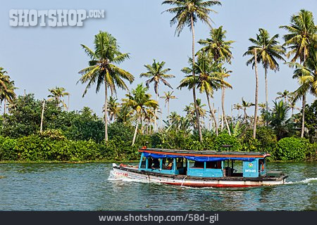 
                Boot, Fluss, Indien                   