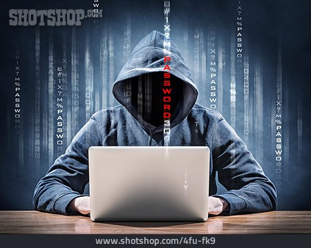 
                Hacker, Passwort, Computerkriminalität                   