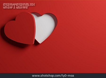 
                Heart, Red, Box                   
