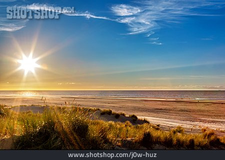 
                Strand, Sonnenstrahlen, Nordseeküste                   