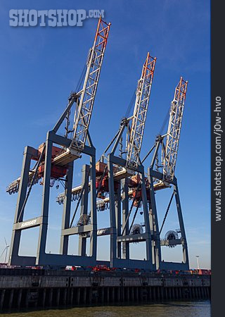 
                Hafenkran, Containerterminal                   