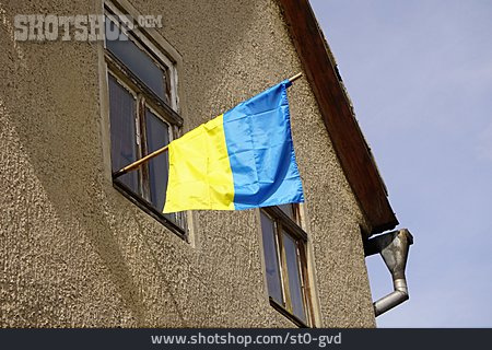 
                Flagge, Ukraine, Stand With Ukraine                   