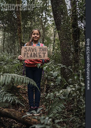 
                Naturschutz, Umweltschützerin, Save The Planet                   