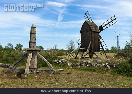 
                Historische Technik, Windmühle                   