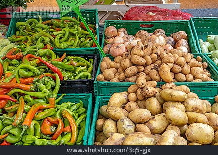 
                Gemüse, Ernte, Markt, Ware                   