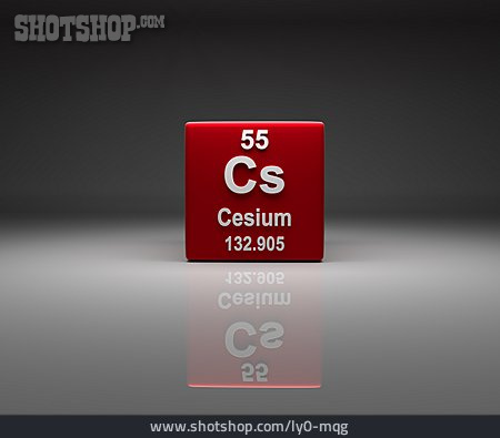 
                Chemisches Element, Cäsium                   