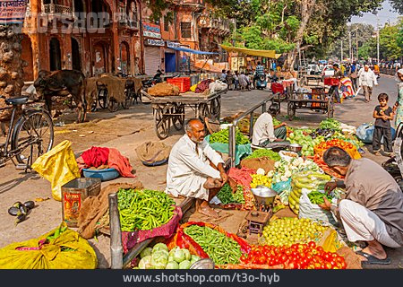 
                Indien, Straßenverkauf                   