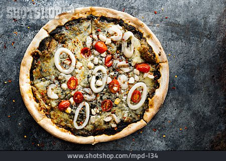 
                Italienische Küche, Pizza, Pizza Nera                   