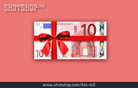 
                Euroschein, 10 Euro, Geldgeschenk                   