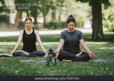 
                Meditation, Yoga, Vlogger, Outdoor Yoga                   