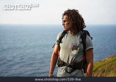 
                Nature, Sea, On The Move, Backpacker                   