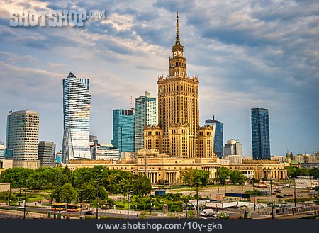 
                Wolkenkratzer, Stadtzentrum, Warschau                   