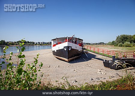 
                Schiff, Rhein, Niedrigwasser                   