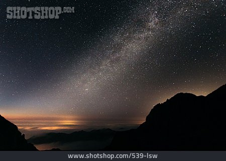 
                Milchstraße, Nachthimmel, Asturien                   
