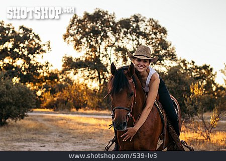 
                Happy, Summer, Horse, Evening, Horsewoman                   