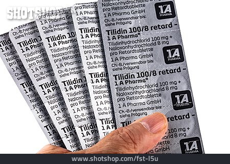 
                Tablette, Blisterverpackung, Tilidin, 1 A Pharma                   