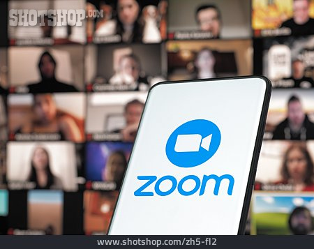 
                Zoom, Videokonferenz, App                   