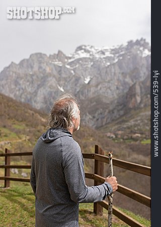 
                Senior, Spanien, Wanderer, Picos De Europa                   