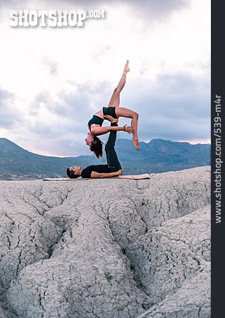 
                Couple, Balance, Yoga                   