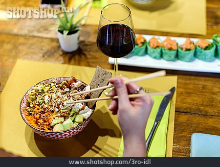 
                Abendessen, Japanische Küche, Poke Bowl                   