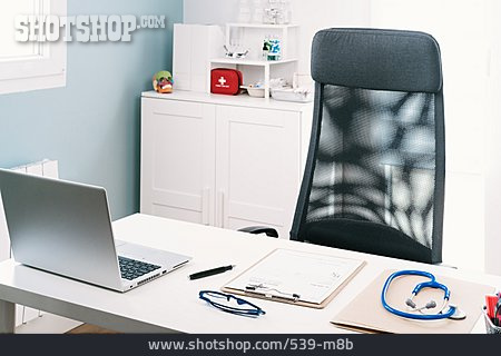 
                Schreibtisch, Krankenhaus, Arbeitsplatz, Arztpraxis                   