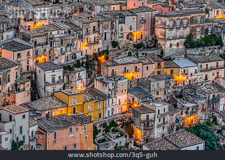 
                Altstadt, Häuser, Wohnhäuser, Ragusa                   
