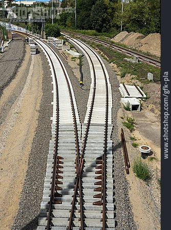 
                Railroad Track, Railroad Junction, Track Bed                   