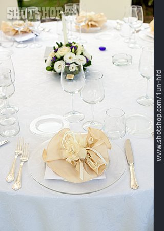 
                Hochzeit, Festlich, Tischgedeck                   